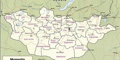 Moğol bozkır haritası 
