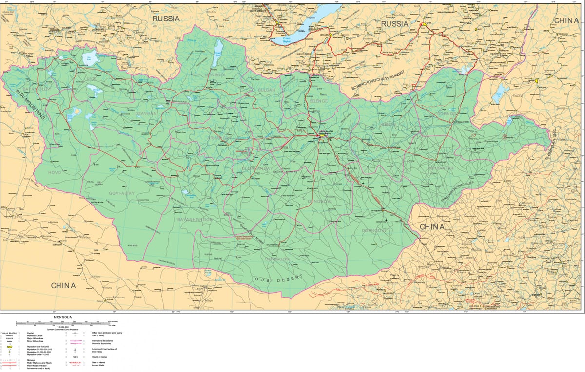 Moğolistan yol haritası
