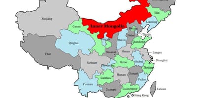Moğolistan bölge haritası 