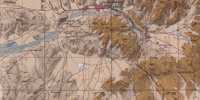 Moğolistan haritası topografik